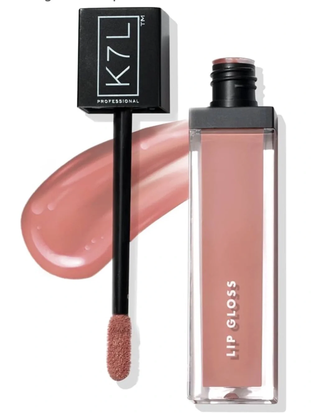 Lip Gloss-K7L Nude Pink Lip Gloss - Miel Au Lait
